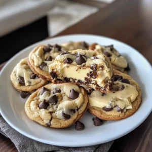 Chocolate Chip Cheesecake Cookies 10 Minutes Easy Delicious