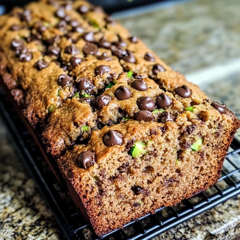 Chocolate Chip Zucchini Bread 5 Steps Ultimate Delicious