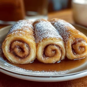 Cinnamon Roll French Toast Rolls 5 Steps Ultimate Delicious