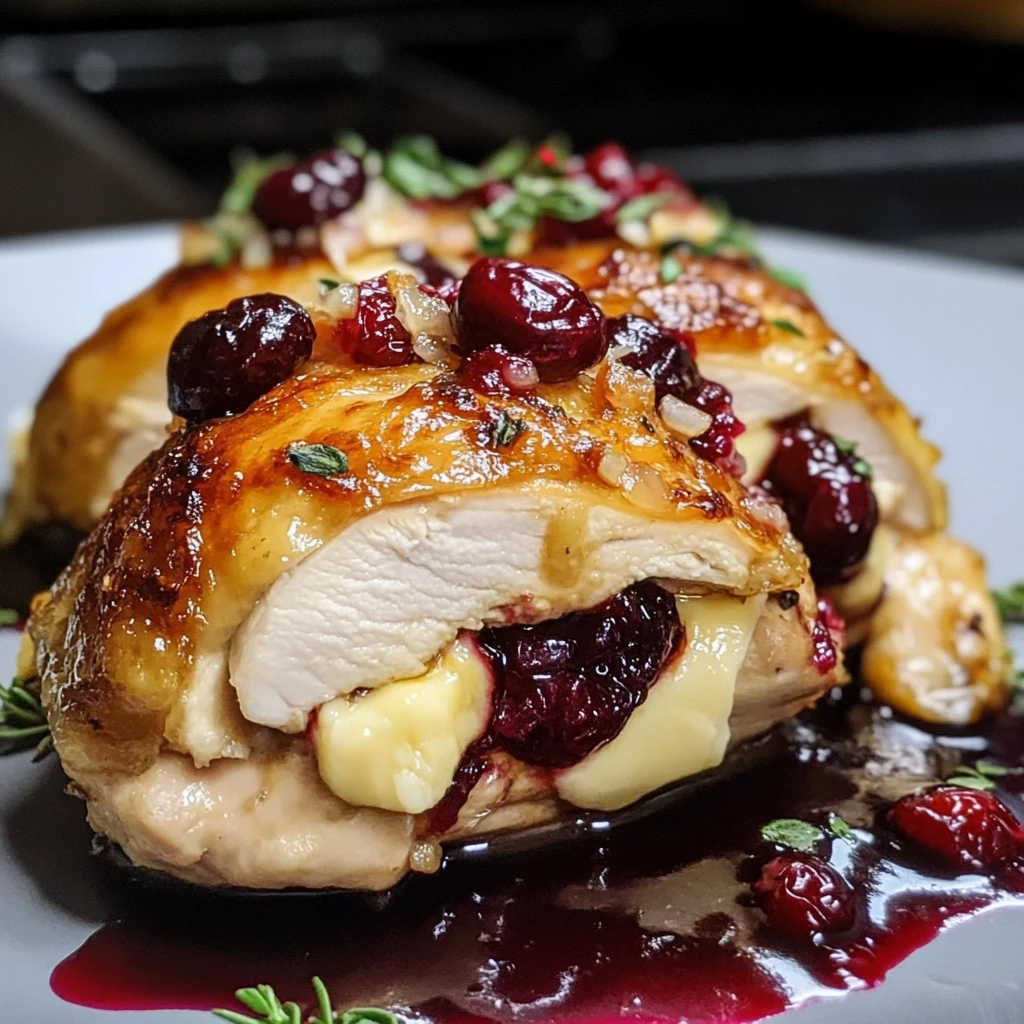 Cranberry Brie Stuffed Chicken 30 Minutes Easy Delicious