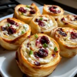 Cranberry Feta Pinwheels 4 Ingredients Perfect Delicious