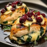 Cranberry and Spinach Stuffed Chicken Breasts: 30 Minutes Ultimate Delicious