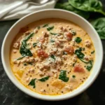 Creamy Italian Ground Chicken Soup 30 Minutes Easy Delicious