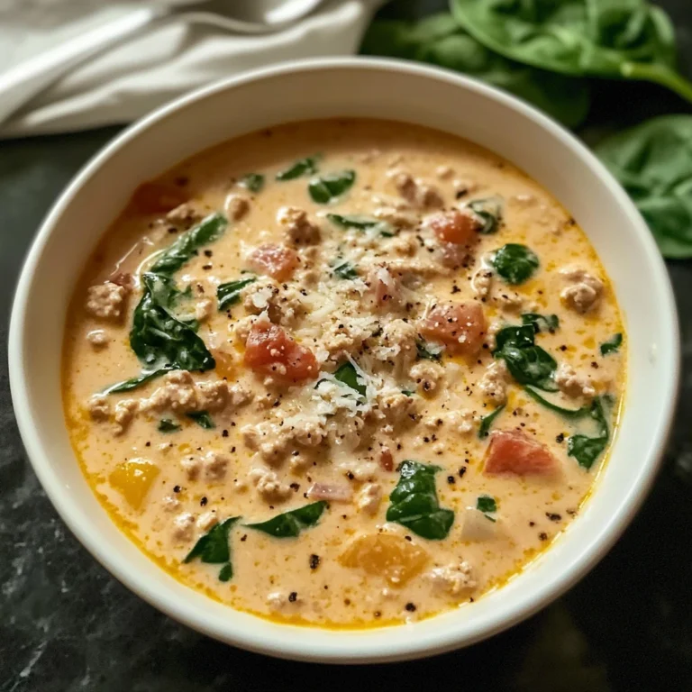 Creamy Italian Ground Chicken Soup 30 Minutes Easy Delicious