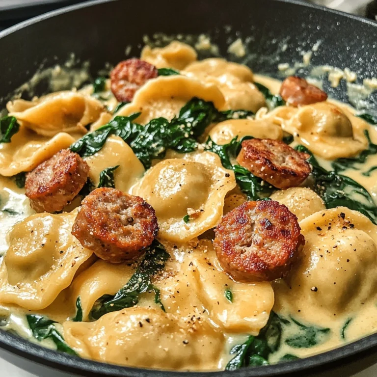 Creamy Pierogi and Turkey Sausage Skillet 30 Minutes Easy Delicious