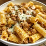 Creamy Rigatoni with Boursin Cheese 30 Minutes Amazing