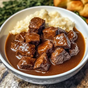 Crock Pot Beef Tips and Gravy 4 Servings Easy Delicious