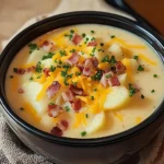 Crock Pot Crack Potato Soup 4 Servings Easy Delicious