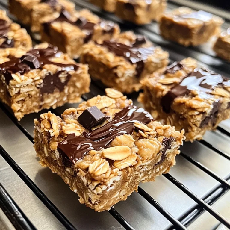 Healthy Peanut Butter Chunk Oatmeal Bars 5 Steps Awesome Delicious