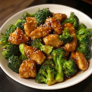 Honey Garlic Chicken and Broccoli 4 Servings Easy Delicious