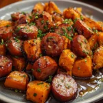 Honey Garlic Sausage Sweet Potatoes 30 Minutes Easy Delicious