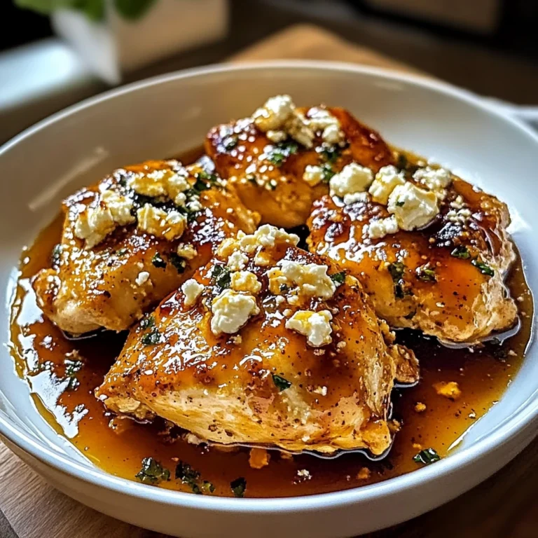 Hot Honey Feta Chicken Dish 4 Ingredients Ultimate Delicious