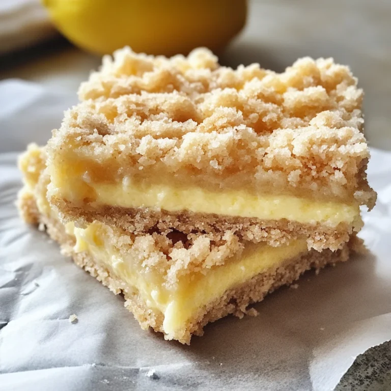 Lemon Crumb Bars 5 Steps Perfectly Delicious