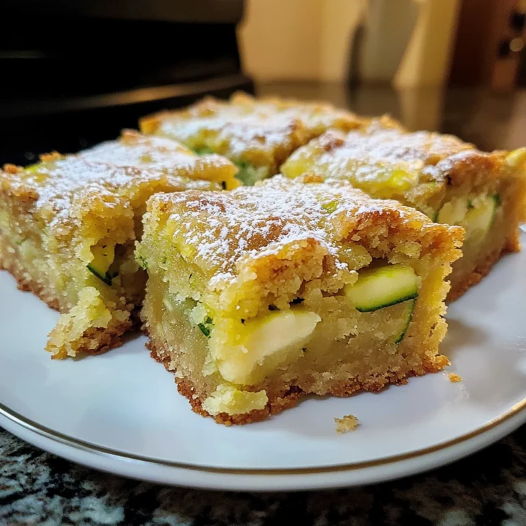 Lemon Zucchini Bars 25 Minutes Easy Delicious