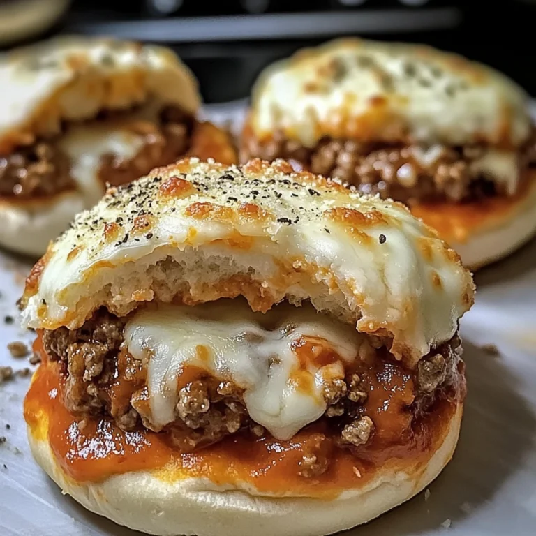 Old School Pizza Burgers 6 Ingredients Easy Delicious