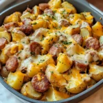 One-Pan Cheesy Ranch Potatoes and Sausage 30 Minutes Ultimate Delicious