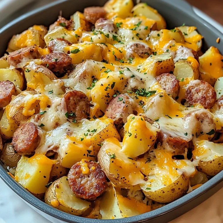 One-Pan Cheesy Ranch Potatoes and Sausage 30 Minutes Ultimate Delicious