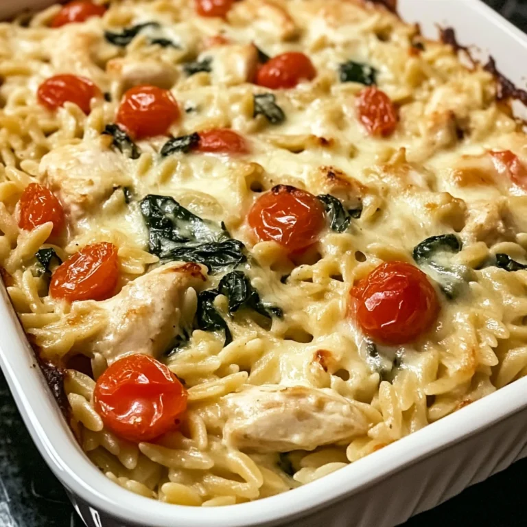 Orzo Tuscan Chicken Bake 30 Minutes Ultimate Delicious