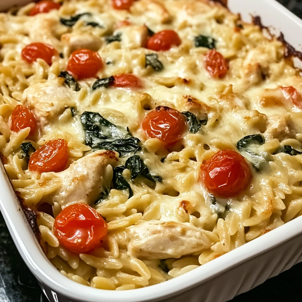 Orzo Tuscan Chicken Bake 30 Minutes Ultimate Delicious