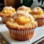 Enjoy Peach Cobbler Muffins with fresh peaches! Follow this easy recipe for a delicious summer treat. Try it today!