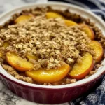 Peach Crisp 4 Servings Easy Delicious