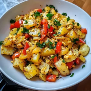 Potato Egg Scramble 5 Steps Ultimate Delicious
