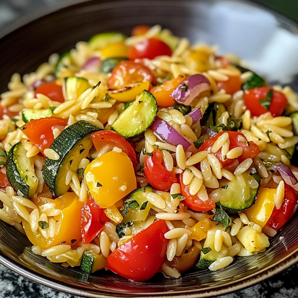 Roasted Vegetable Orzo 30 Minutes Perfect Delicious