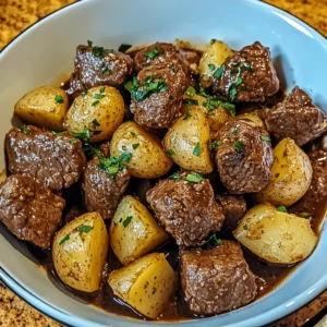 Slow Cooker Garlic Butter Beef Bites 4 Servings Amazing