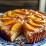 Summer Peach Cake 7 Ingredients Easy Delicious