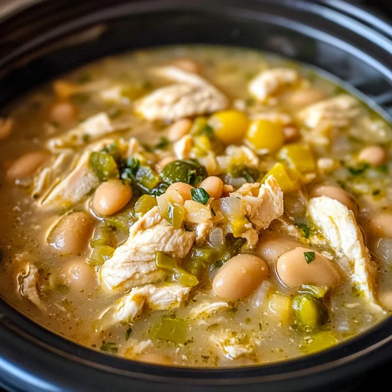 White Chicken Chili Crockpot 4 Ingredients Ultimate Delicious