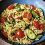 Discover this Zucchini Orzo recipe that's easy to make and incredibly delicious. Try it today for a delightful meal!