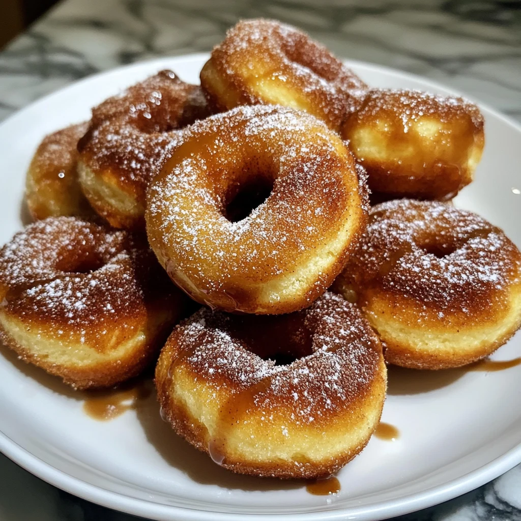 2 Ingredient Air Fryer Donut 8 Minutes Easy Delicious