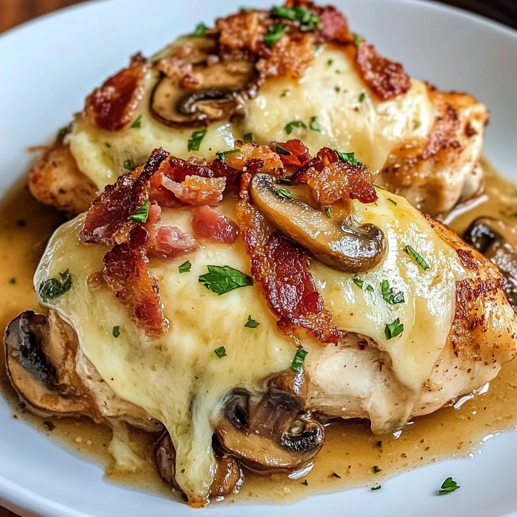 Bacon Mushroom Stuffed Chicken 30 Minutes Ultimate Delicious