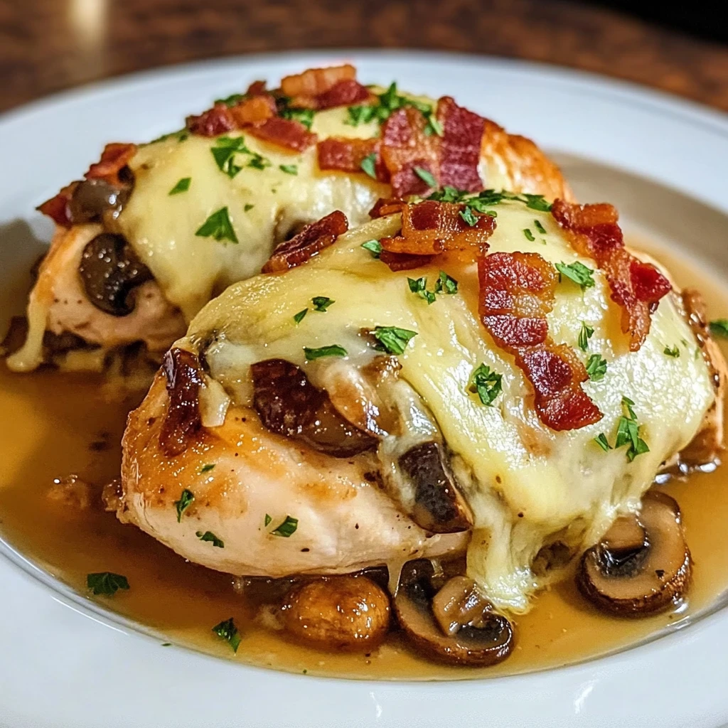Bacon Mushroom Stuffed Chicken 30 Minutes Ultimate Delicious