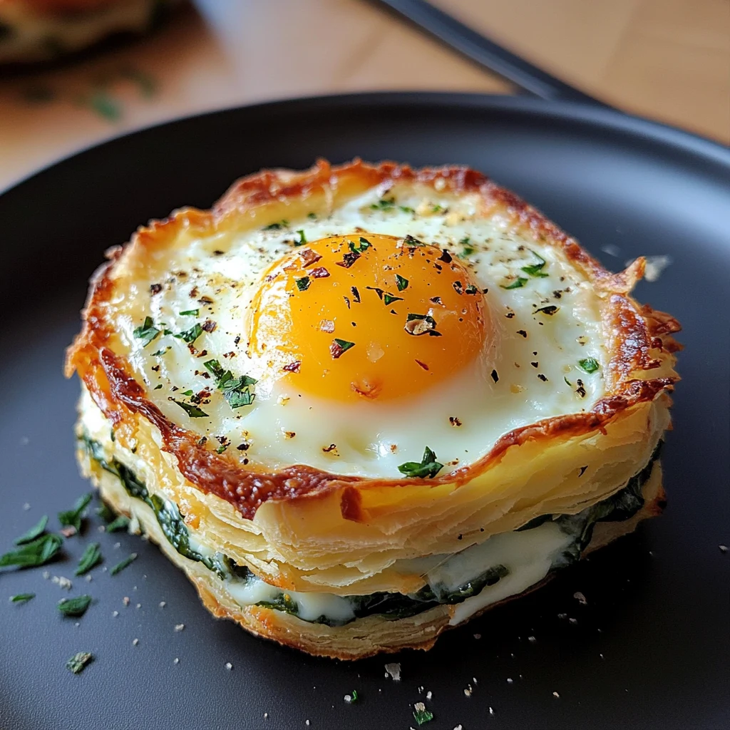 Baked Eggs Napoleon: 4 Servings of Perfect Deliciousness