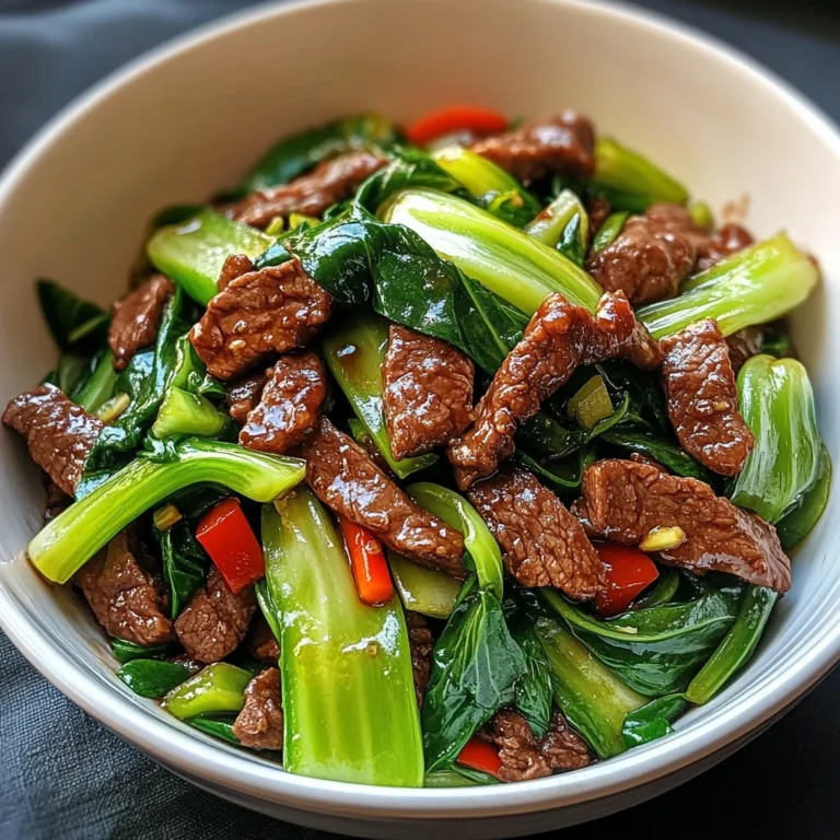 Bok Choy Stir-Fried Beef 30 Minutes Perfect Delicious