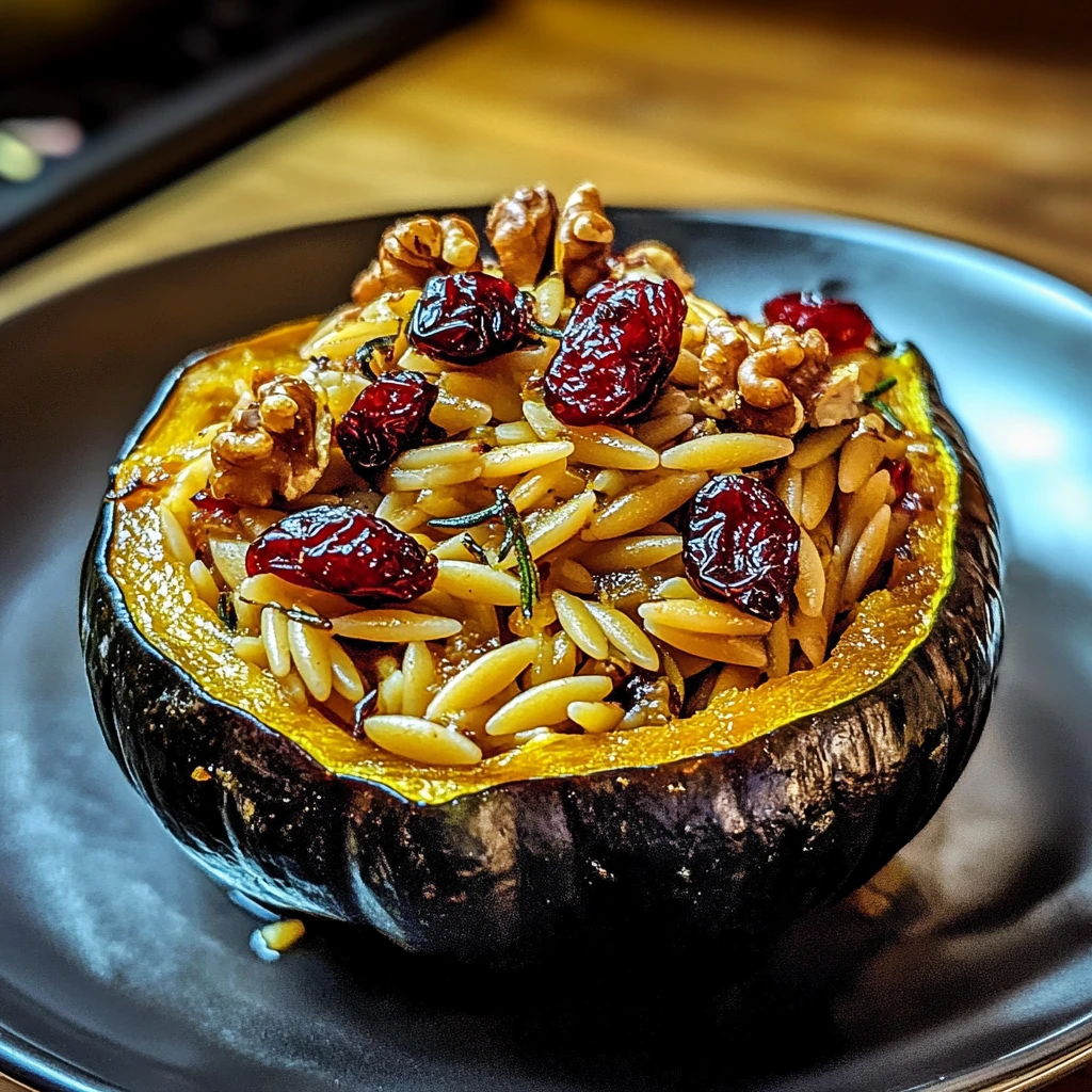 Chaos Cake Pumpkin Orzo Acorn 4 Servings Easy Delicious