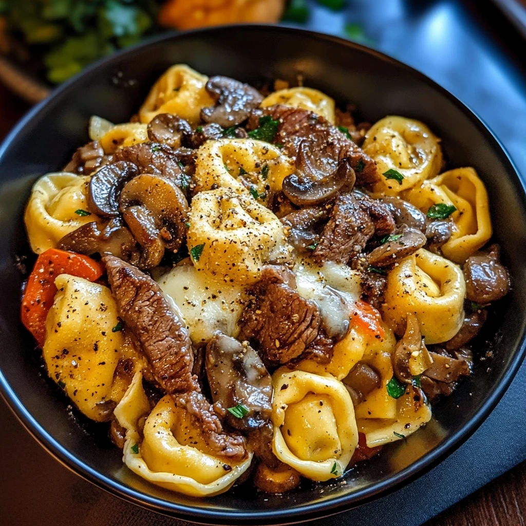 Cheesesteak Tortellini 4 Servings Perfectly Delicious