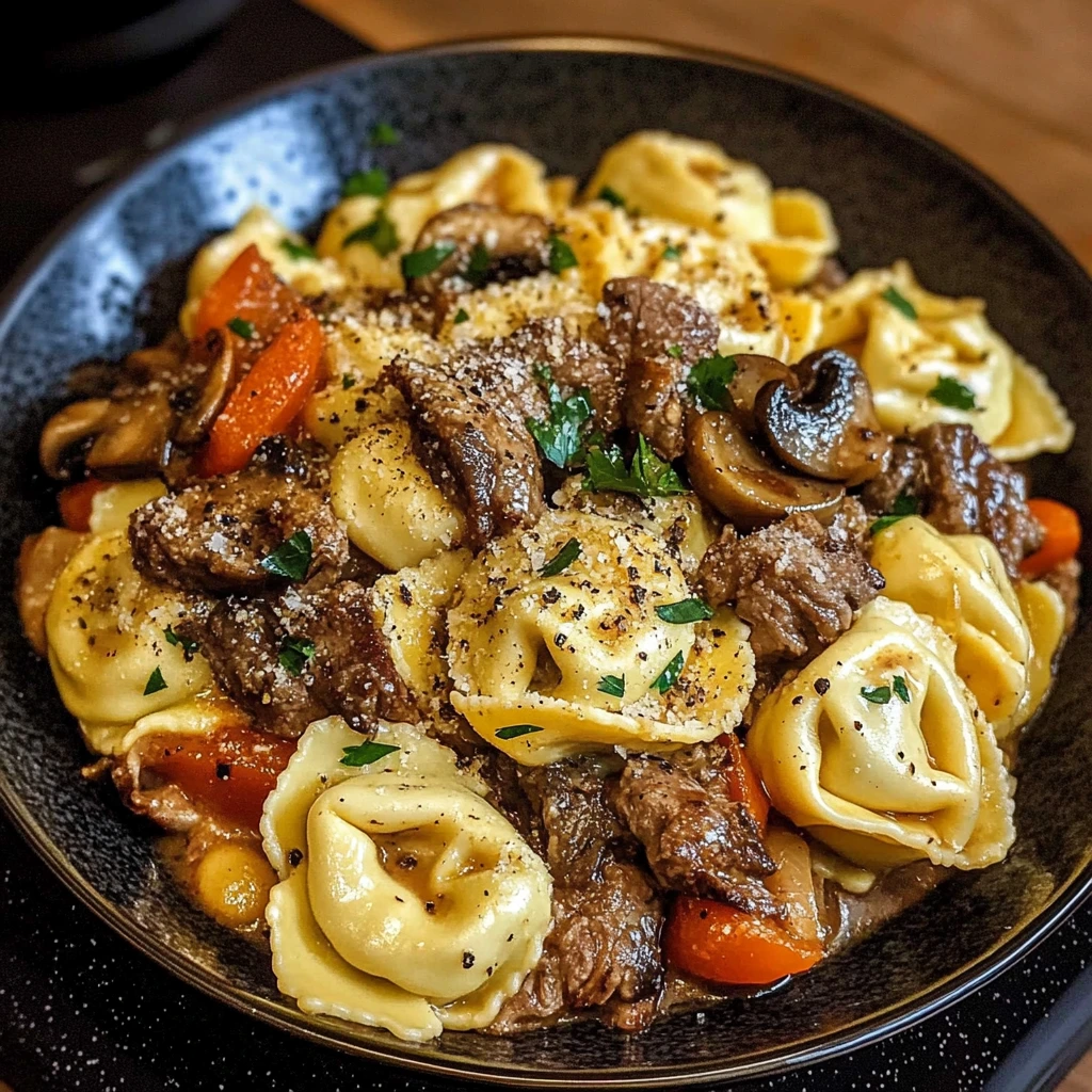Cheesesteak Tortellini 4 Servings Perfectly Delicious