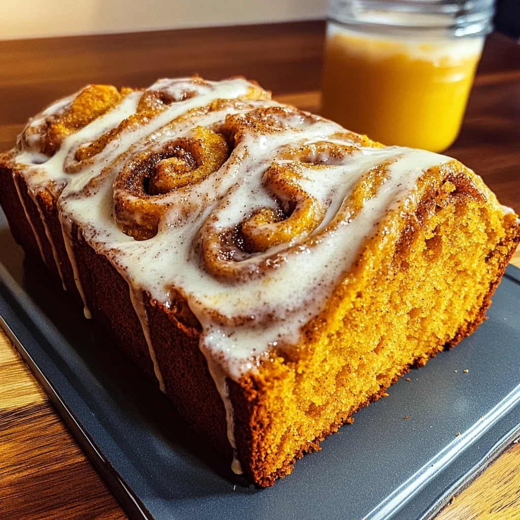 Cinnamon Roll Pumpkin Bread 50 Minutes Ultimate Delicious