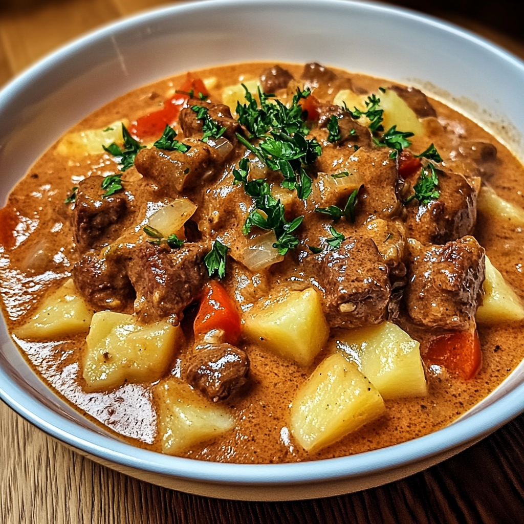 Creamy German Goulash 5 Steps Awesome Delicious