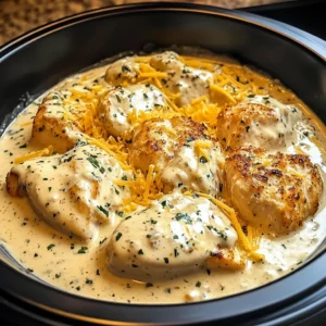 Creamy Ranch Chicken CrockPot 4 Servings Easy Delicious