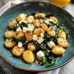 Crispy Gnocchi with Spinach and Feta 4 Servings Easy Delicious