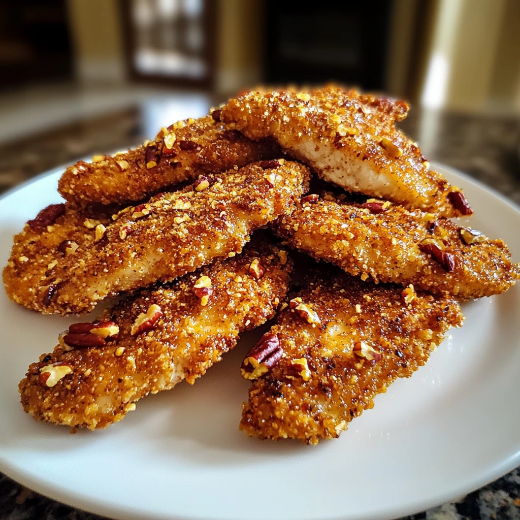 Crispy Pecan Crusted Chicken Tenders 30 Minutes Supreme Delicious