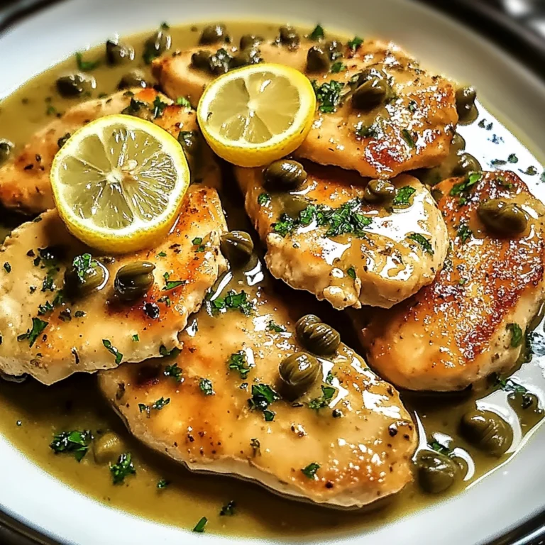 Crockpot Chicken Piccata 4 Ingredients Easy Delicious