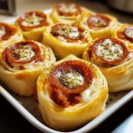 Flaky Pepperoni Pizza Rolls 4 Servings Easy Delicious