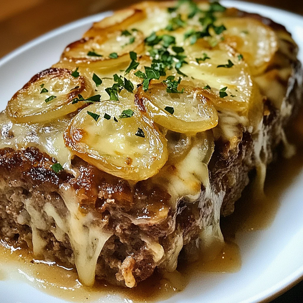 French Onion Meatloaf 4 Servings Ultimate Delicious
