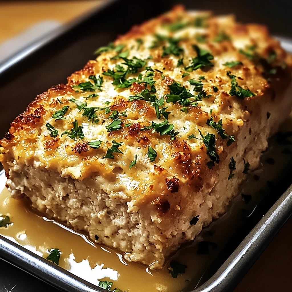 Garlic Parmesan Chicken Meatloaf 45 Minutes Easy Delicious