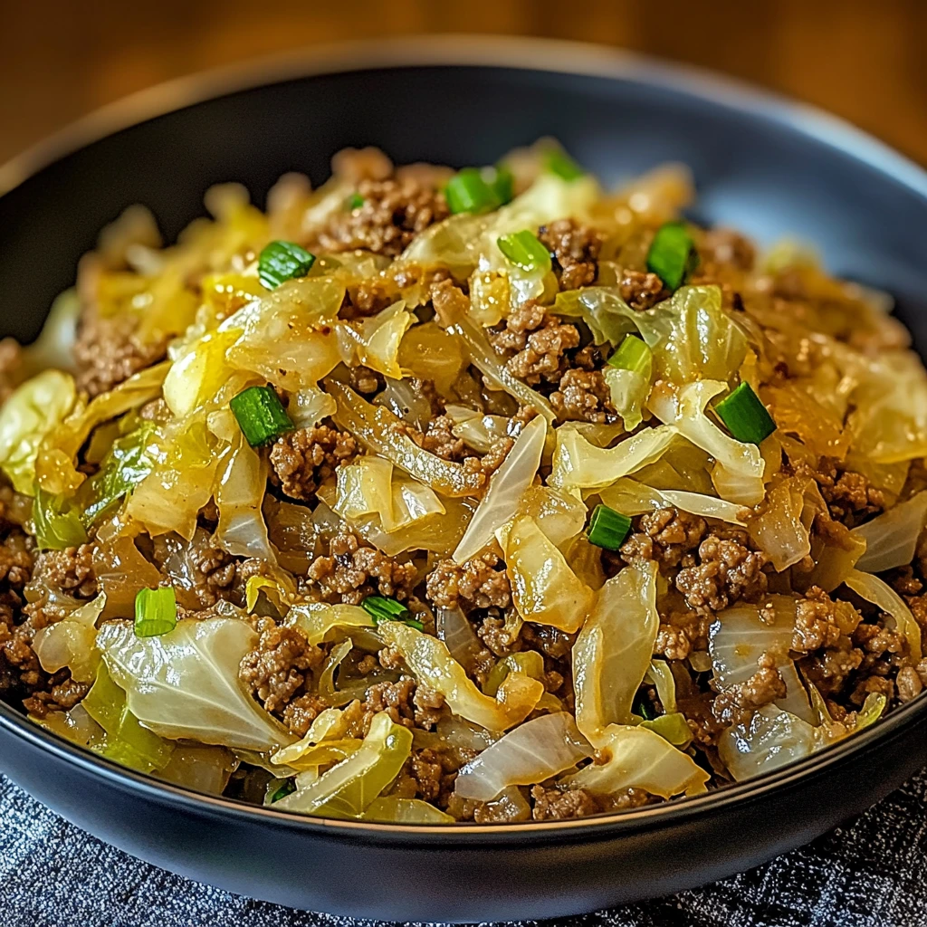 Ground Beef and Chopped Cabbage 30 Minutes Easy Delicious