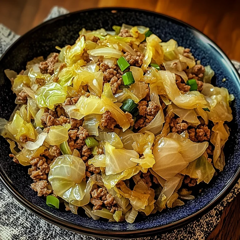 Ground Beef and Chopped Cabbage 30 Minutes Easy Delicious